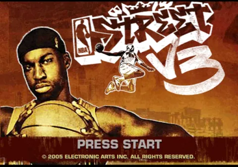 NBA Street V3 – Title screen