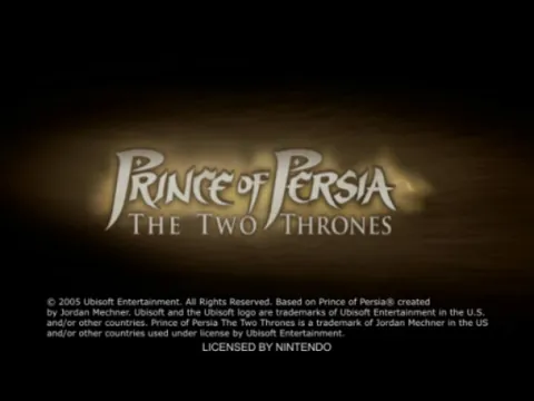 Prince of Persia: The Two Thrones – Titelbildschirm