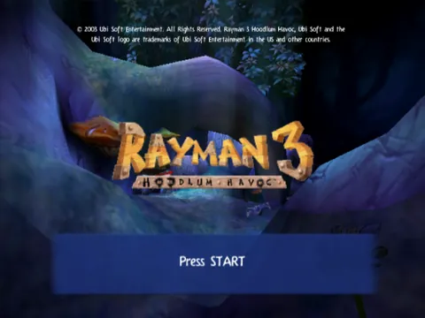 Rayman 3: Hoodlum Havoc – Title screen