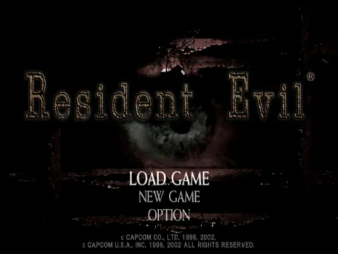 Resident Evil – Title screen