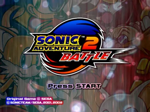 Sonic Adventure 2: Battle – Titelbildschirm