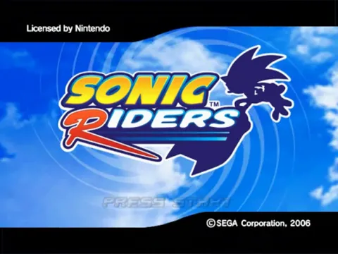 Sonic Riders – Titulní obrazovka