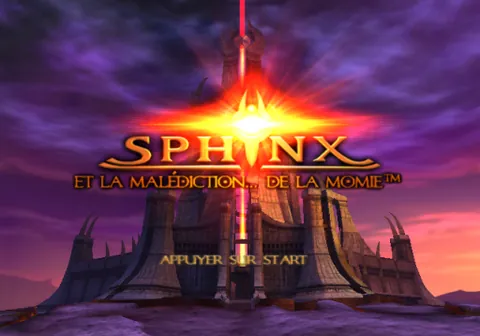 Sphinx and the Cursed Mummy – Titelbildschirm