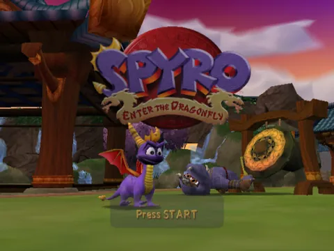 Spyro: Enter the Dragonfly – Title screen
