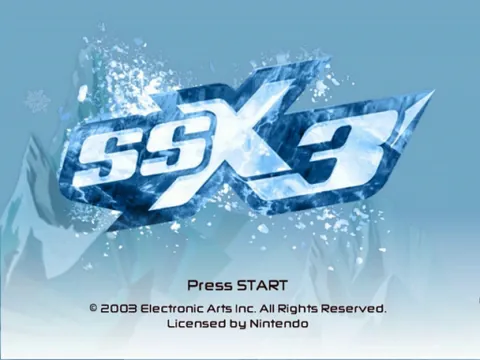 SSX 3 – Titulní obrazovka