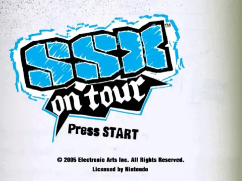SSX On Tour – Title screen