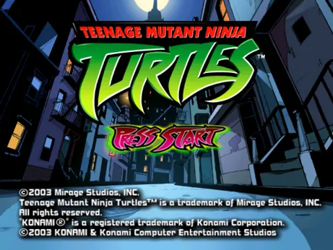 Teenage Mutant Ninja Turtles – Titulní obrazovka