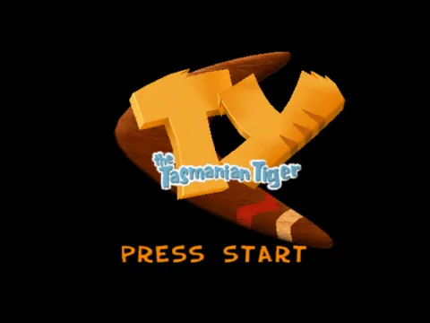 Ty the Tasmanian Tiger – Titelbildschirm