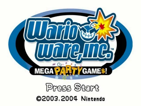 WarioWare, Inc.: Mega Party Game$! – Écran-titre