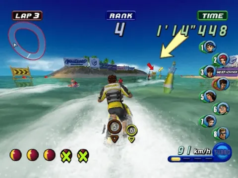 Wave Race: Blue Storm – In-game