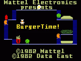 BurgerTime – Titelbildschirm