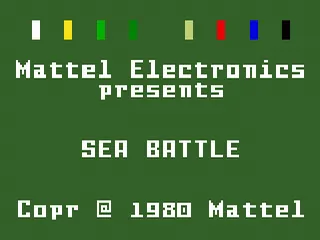 Sea Battle – Title screen