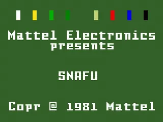 Snafu – Title screen