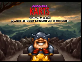Atari Karts – Title screen