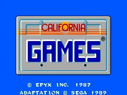 California Games – Écran-titre