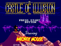 Castle of Illusion – Titulní obrazovka
