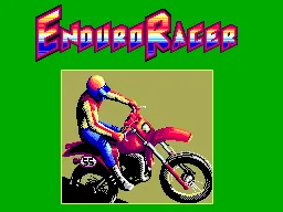Enduro Racer – Titulní obrazovka