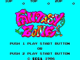 Fantasy Zone – Title screen