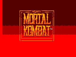 Mortal Kombat – Titelbildschirm