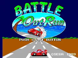 Out Run – Title screen