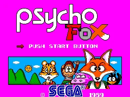 Psycho Fox – Titelbildschirm