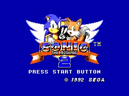 Sonic the Hedgehog 2 (8-bit) – Titulní obrazovka