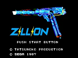 Zillion – Titelbildschirm