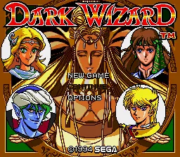 Dark Wizard – Titulní obrazovka