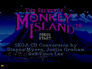 The Secret of Monkey Island – Title screen