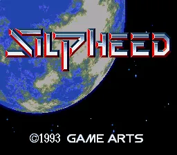 Silpheed – Titelbildschirm