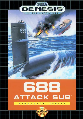 688 Attack Sub – boxart