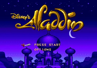 Aladdin – Title screen