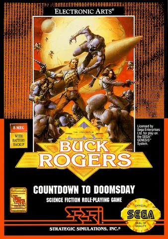 Buck Rogers: Countdown to Doomsday – boxart