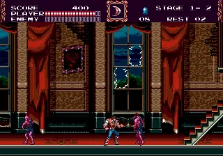 Castlevania: Bloodlines – In-game
