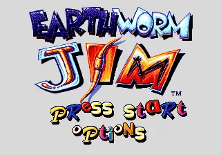 Earthworm Jim 1 & 2 – Titelbildschirm