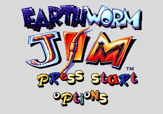 Earthworm Jim – Titulní obrazovka