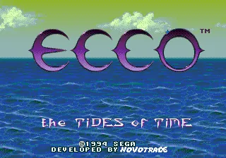 Ecco: The Tides of Time – Title screen