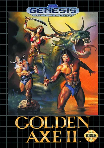 Golden Axe II – boxart