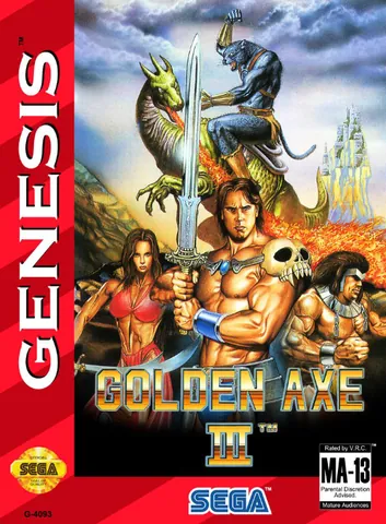 Golden Axe III – boxart