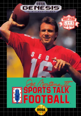 Joe Montana II: Sports Talk Football – boxart