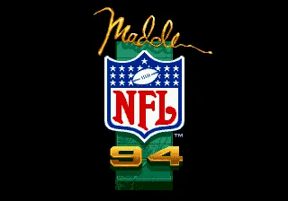 Madden NFL 94 – Title screen