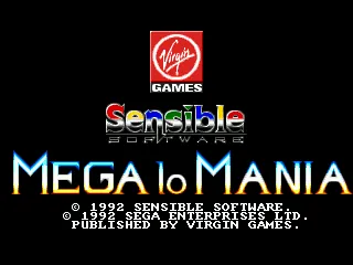 Mega lo Mania – Title screen