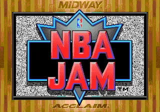NBA Jam – Title screen