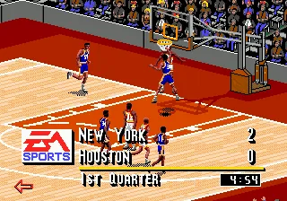 NBA Live 95 – En jeu