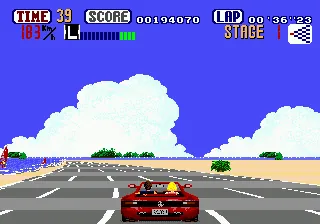 Out Run – In-game