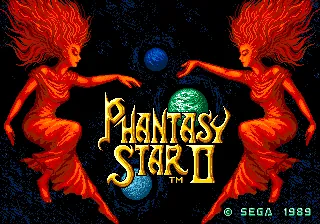 Phantasy Star II – Titulní obrazovka