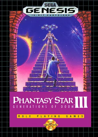Phantasy Star III: Generations of Doom – boxart