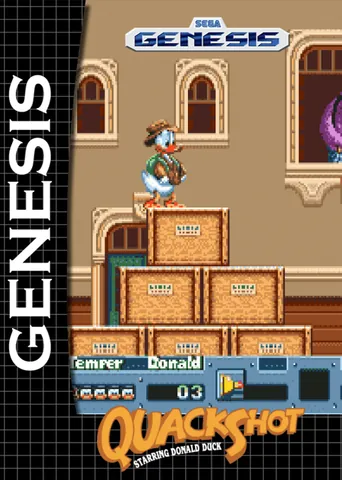 QuackShot Starring Donald Duck – boxart