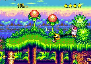 Ristar – In-game