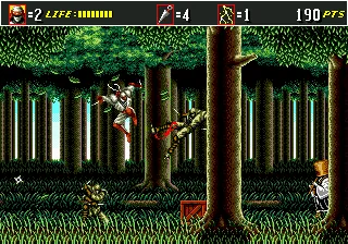 Shinobi III: Return of the Ninja Master – En jeu